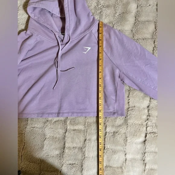 Gymshark Cropped Hoodie Size Medium - Picture 6 of 7